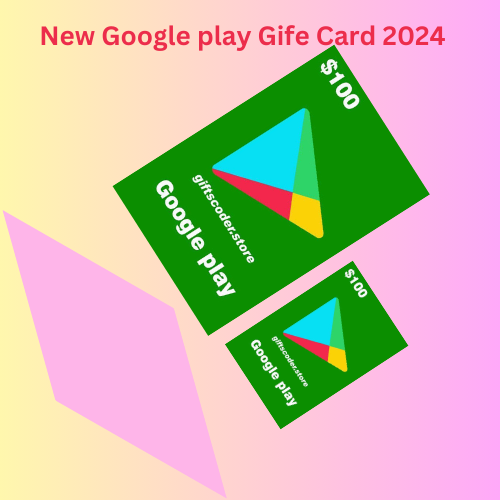 New Google play Gift Card 2024